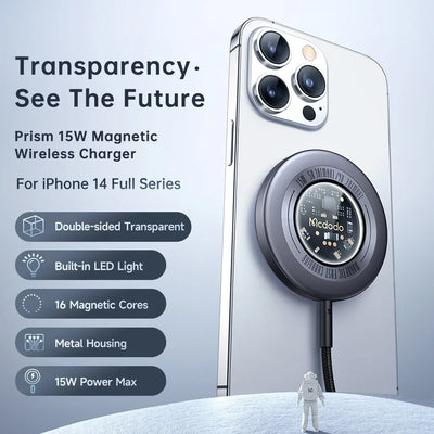 Mcdodo Prism Series Magnetic Fast Wireless Charger