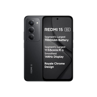 Redmi 15 5G Midnight Black