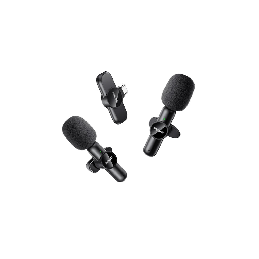 Remax K10 Ryusic Series One to Two Live Stream Wireless Microphone