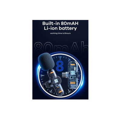 Remax K10 Ryusic Series One to Two Live Stream Wireless Microphone