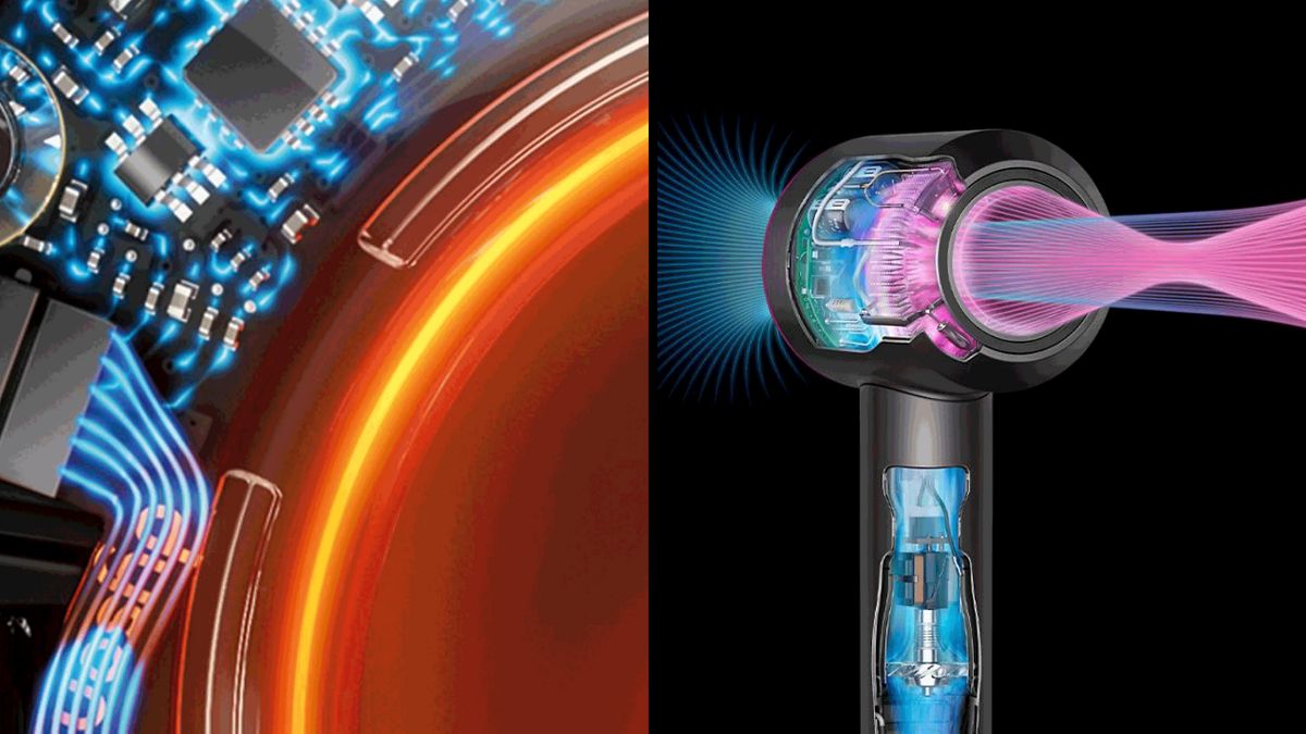 Dyson Supersonic Nural™ Hair Dryer Prussian Blue/Rich Copper