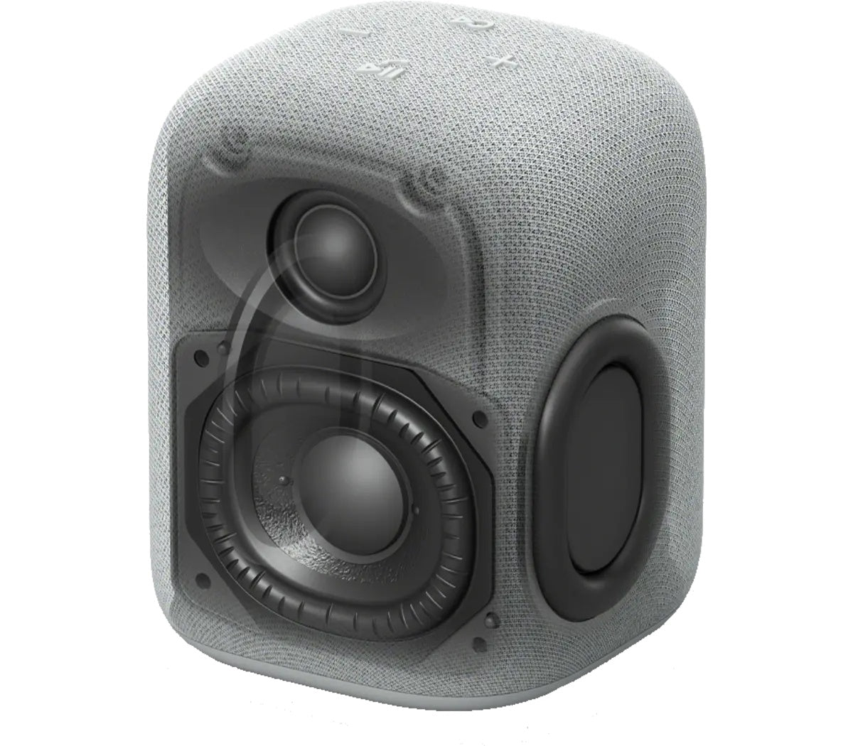 Sony LinkBuds Portable Wireless Speaker - White official product image