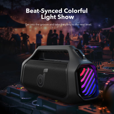 Soundcore Boom 2 Plus Outdoor Bass Bluetooth Speaker Phantom Black