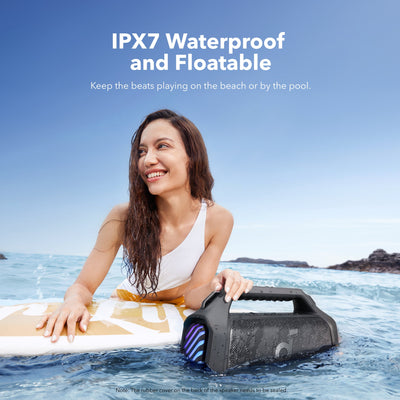 Soundcore Boom 2 Plus Outdoor Bass Bluetooth Speaker Phantom Black