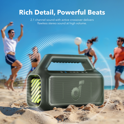 Soundcore Boom 2 Portable Bluetooth Speaker Adventure Green