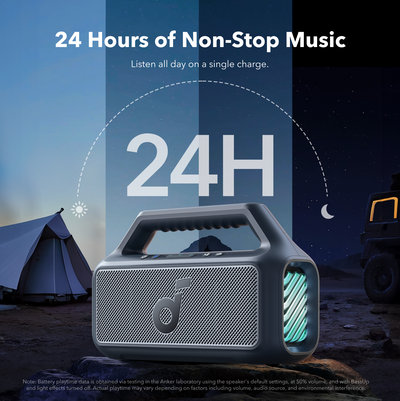 Soundcore Boom 2 Portable Bluetooth Speaker Explorer Blue
