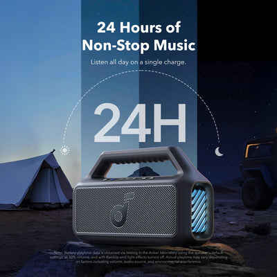 Soundcore Boom 2 Portable Bluetooth Speaker Phantom Black