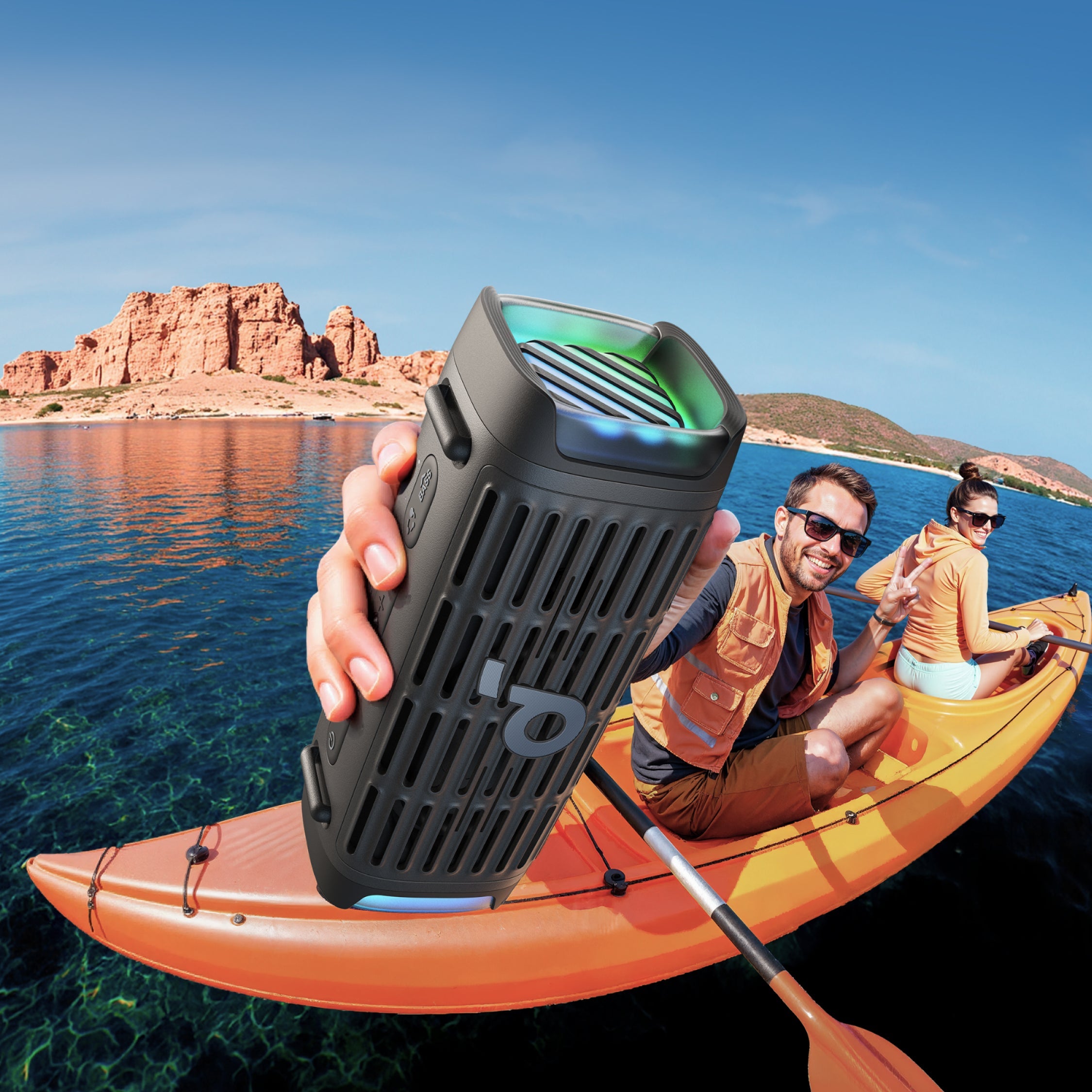 Soundcore Boom 3i Portable Rugged Outdoor Speaker Adventurer Black
