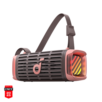 Soundcore Boom 3i Portable Rugged Outdoor Speaker Desert Rose Brown