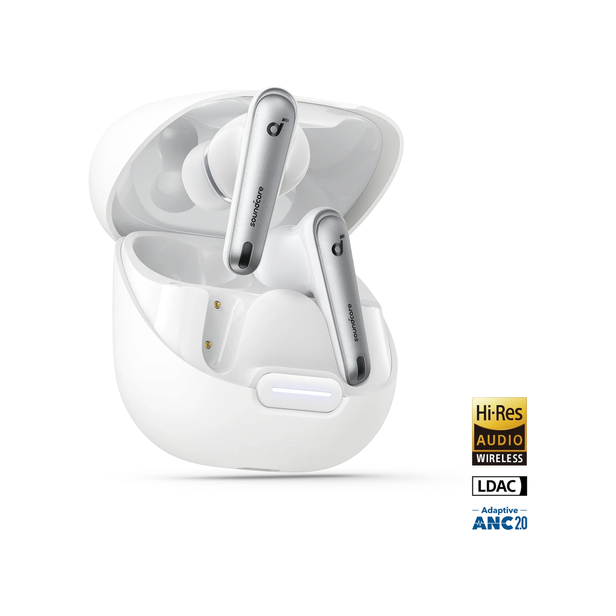 Soundcore Liberty 4 NC Wireless Earbuds Clear White