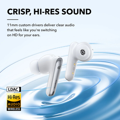 Soundcore Liberty 4 NC Wireless Earbuds Clear White