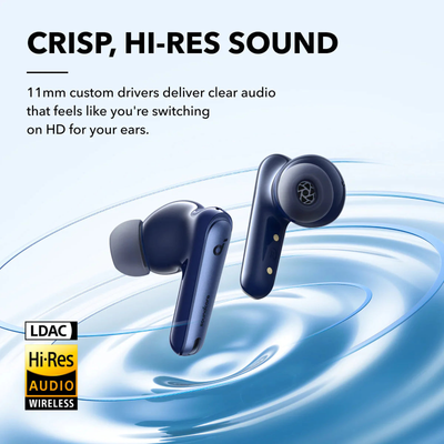 Soundcore Liberty 4 NC Wireless Earbuds Navy Blue