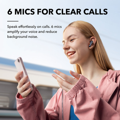 Soundcore Liberty 4 NC Wireless Earbuds Velvet Black