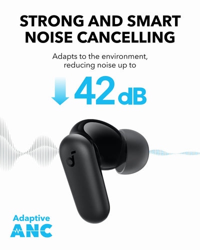 Soundcore P30i Noise Cancelling Earbuds Black
