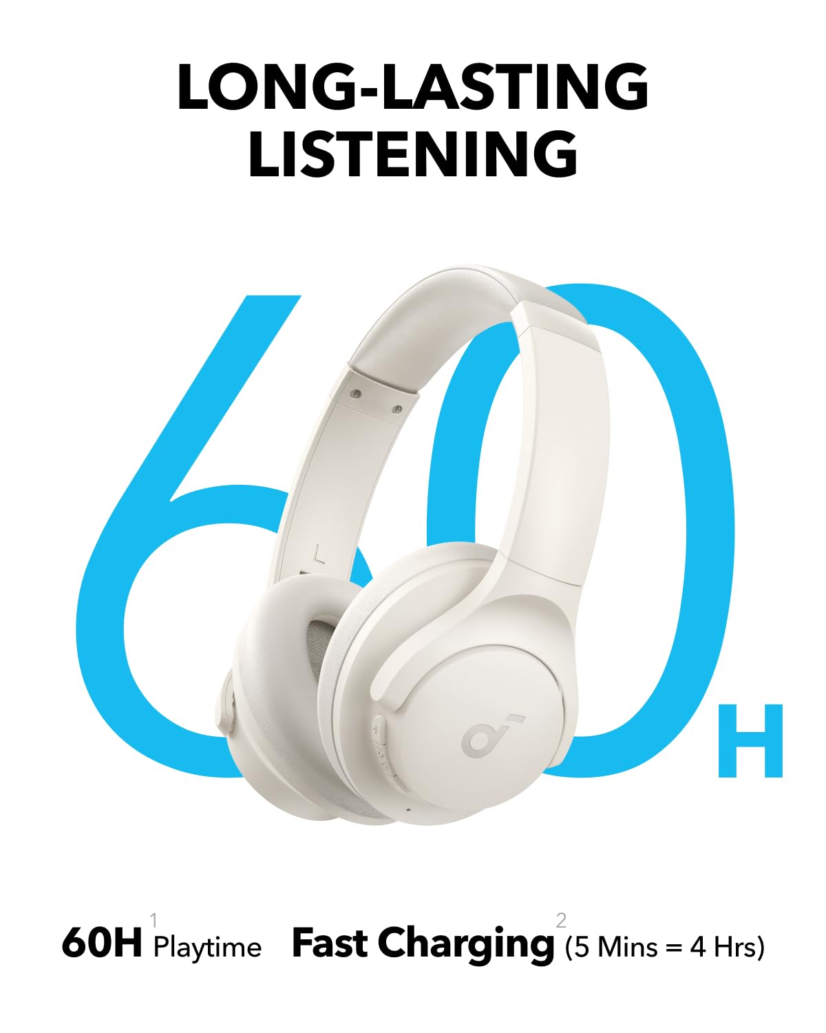 Soundcore Q11i Wireless Over-Ear Headphones White