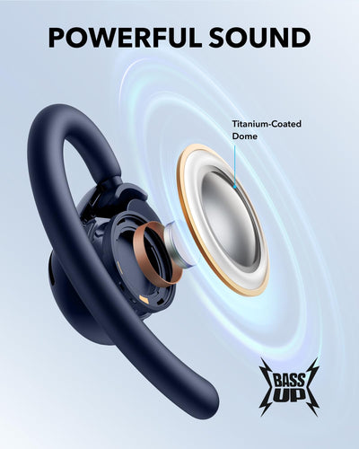 Soundcore V20i Open-Ear Earbuds Blue