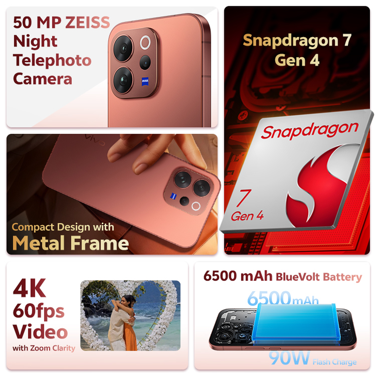 VIVO V70 FE 5G Passion Red