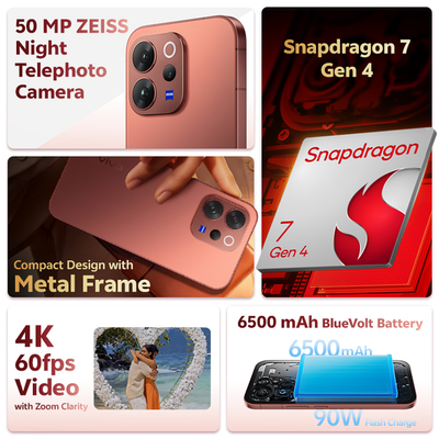 VIVO V70 FE 5G Passion Red
