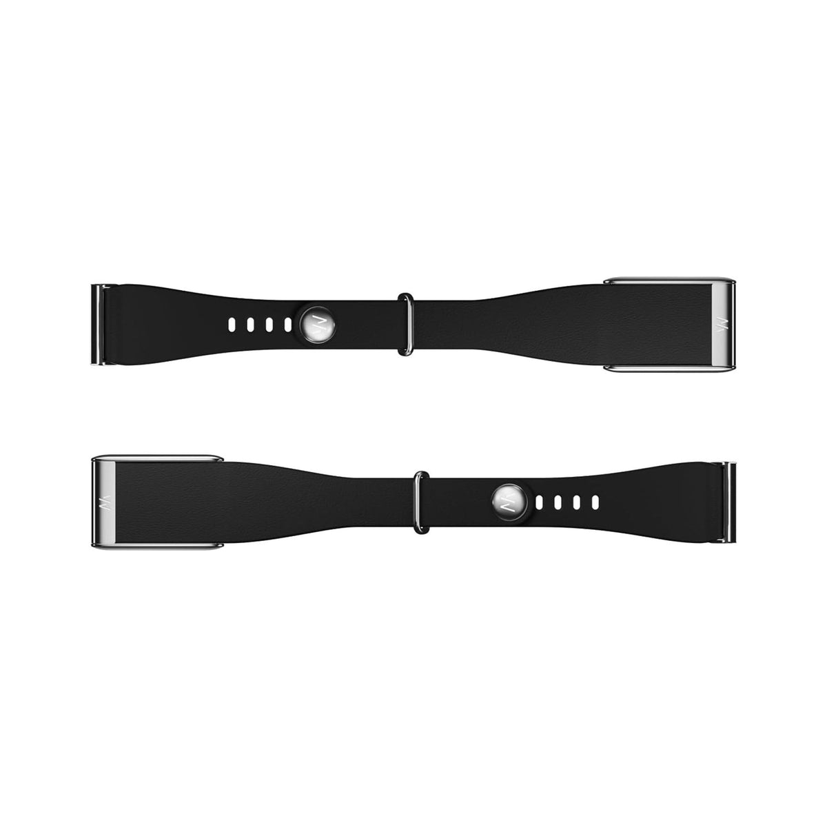 WHOOP 5.0 LeatherLuxe Straight Band Chestnut / Cream with Titanium - L