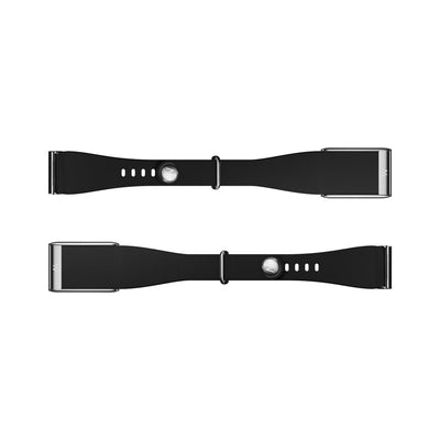 WHOOP 5.0 LeatherLuxe Straight Band Chestnut / Cream with Titanium - L