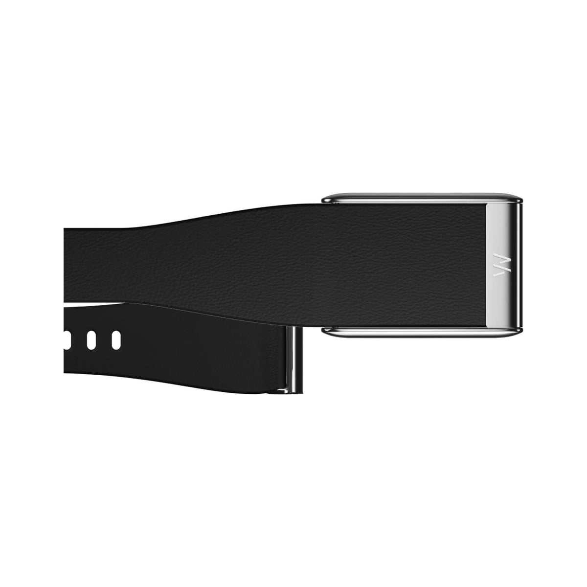 WHOOP 5.0 LeatherLuxe Straight Band Chestnut / Cream with Titanium - L