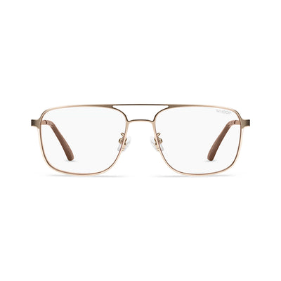 WHOOP Blue Light Glasses Drift Light Gold With All-Day Lenses