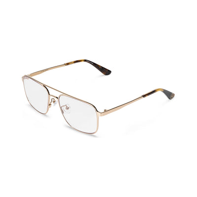WHOOP Blue Light Glasses Drift Light Gold With All-Day Lenses