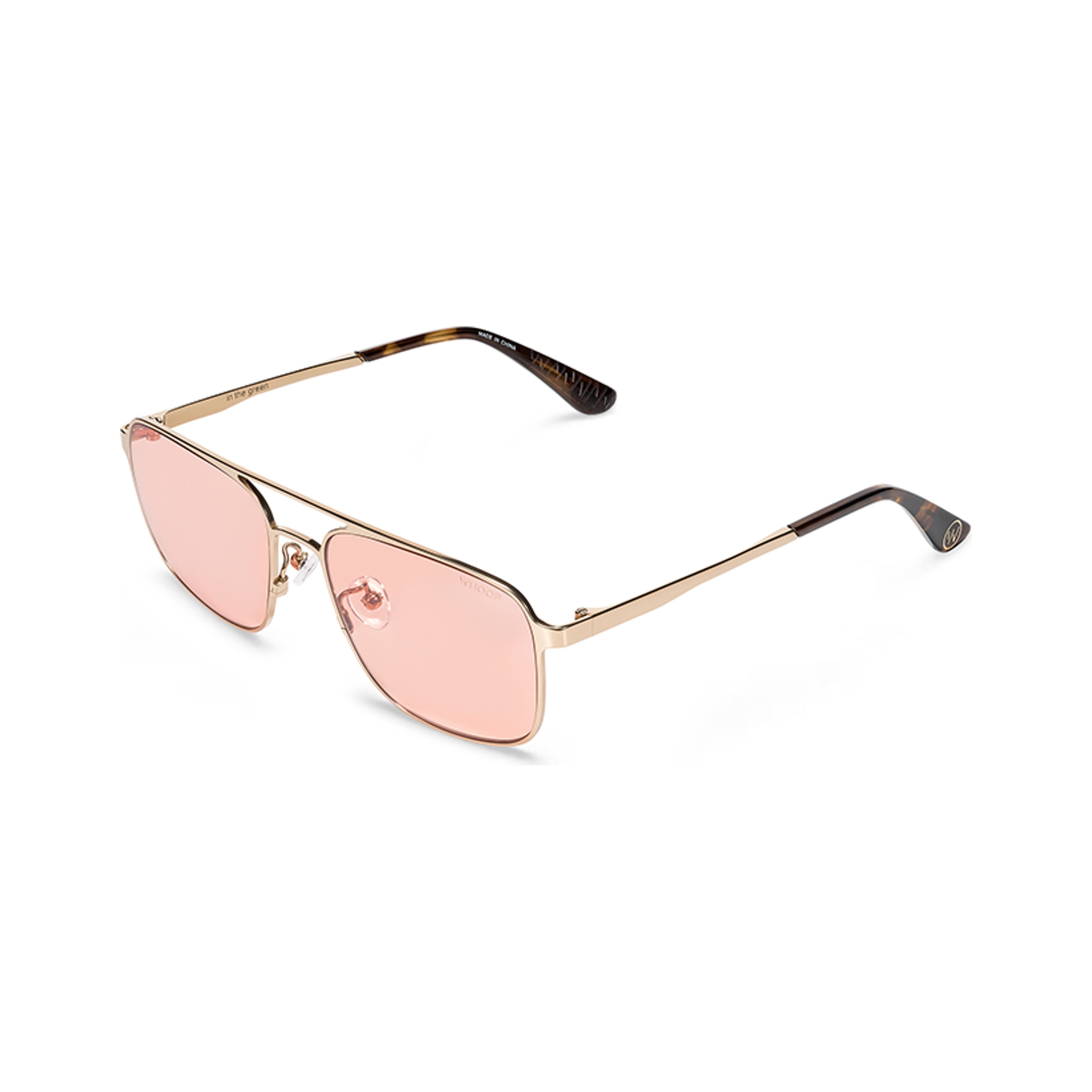 WHOOP Blue Light Glasses Drift Light Gold With Evening Lenses