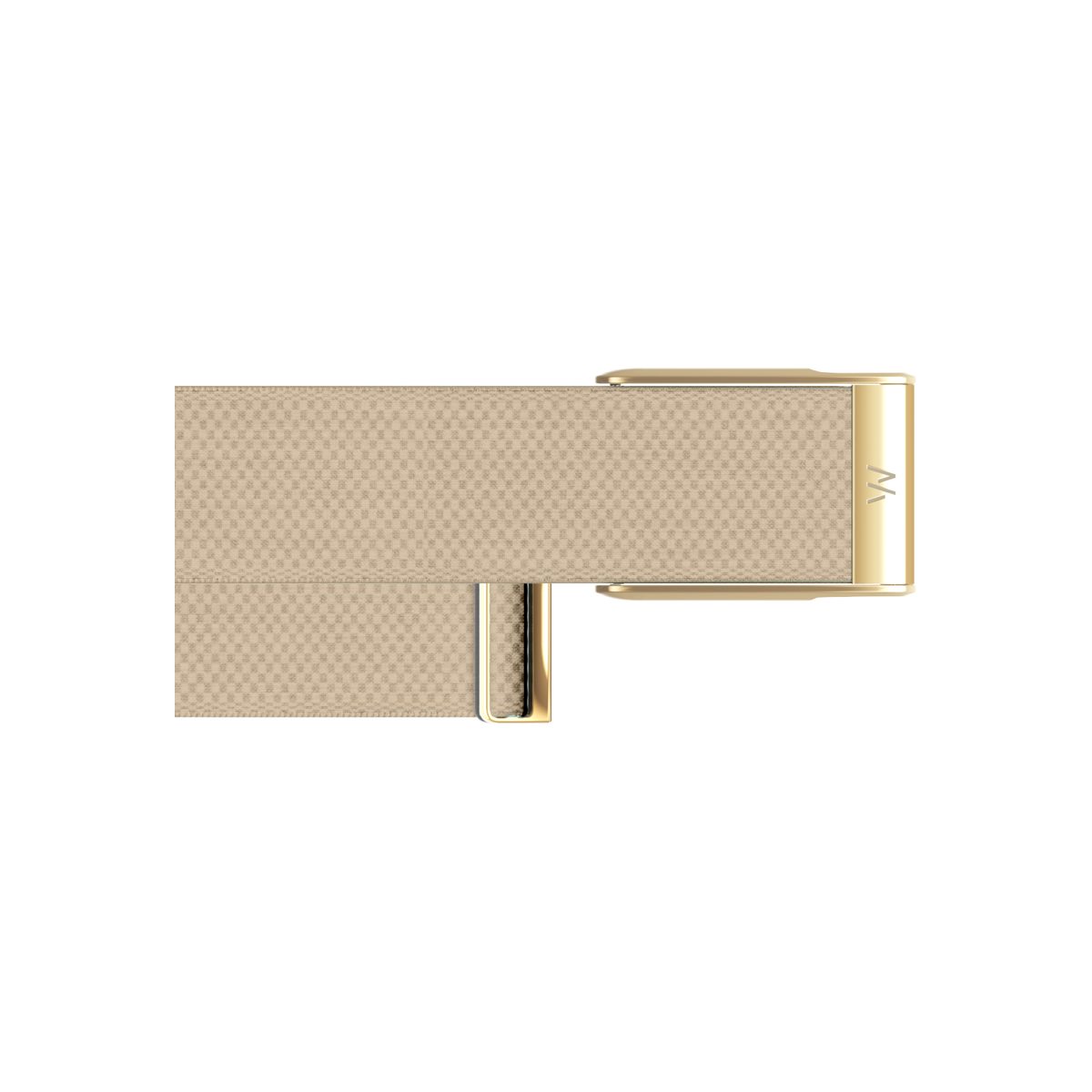 WHOOP MG SuperKnit Luxe Band Dune with Gold