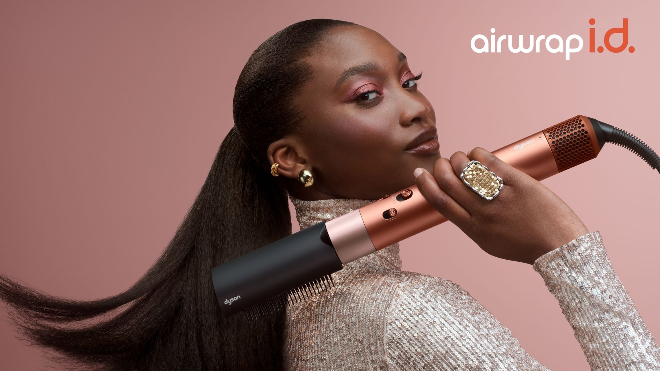 Dyson Airwrap i.d.™ multi-styler and dryer Curly+Coily (Amber silk)