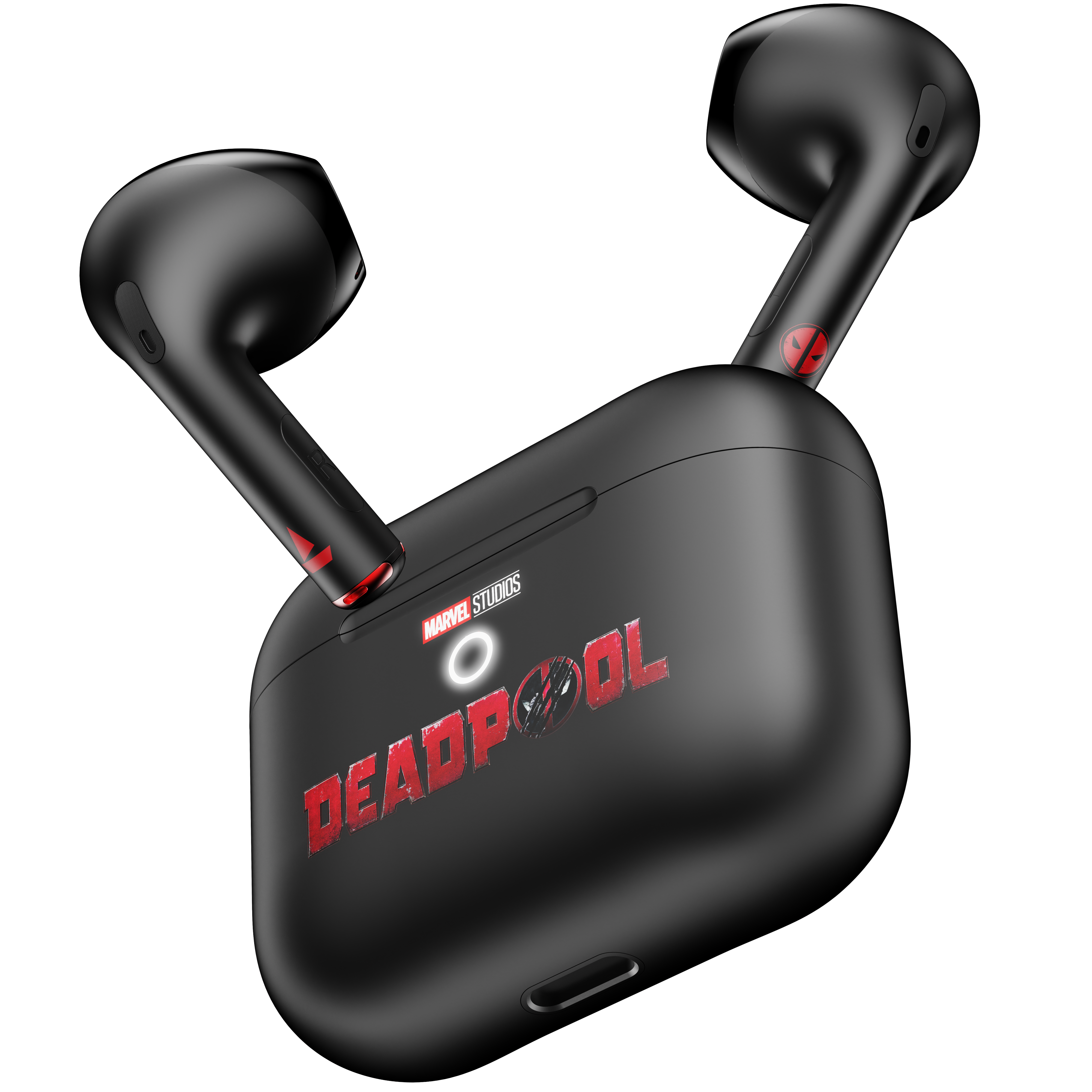 boAt Airdopes Alpha True Wireless Earbuds Assassin Black Deadpool Edition