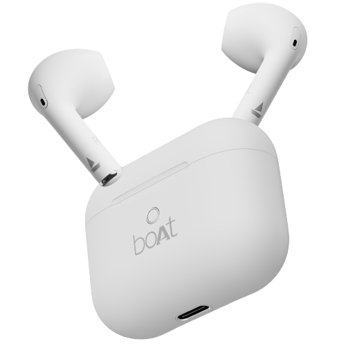 boAt Airdopes Alpha True Wireless Earbuds Swedish White