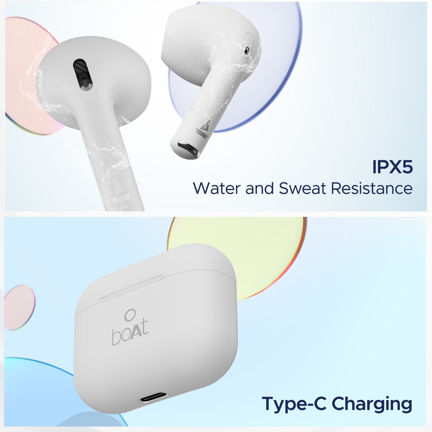 boAt Airdopes Alpha True Wireless Earbuds Swedish White
