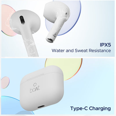 boAt Airdopes Alpha True Wireless Earbuds Swedish White