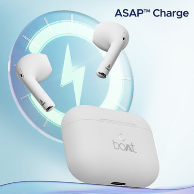 boAt Airdopes Alpha True Wireless Earbuds Swedish White