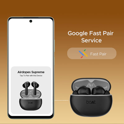 boAt Airdopes Supreme Wireless Earbuds Classic Black