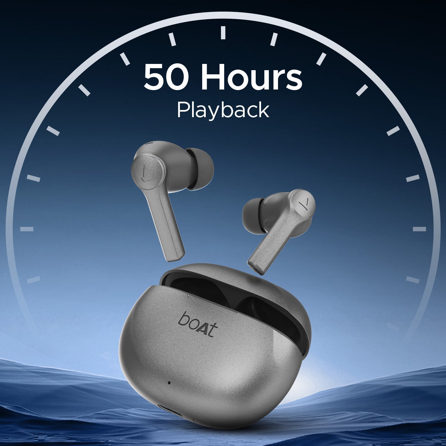 boAt Airdopes Supreme Wireless Earbuds Metallic Grey