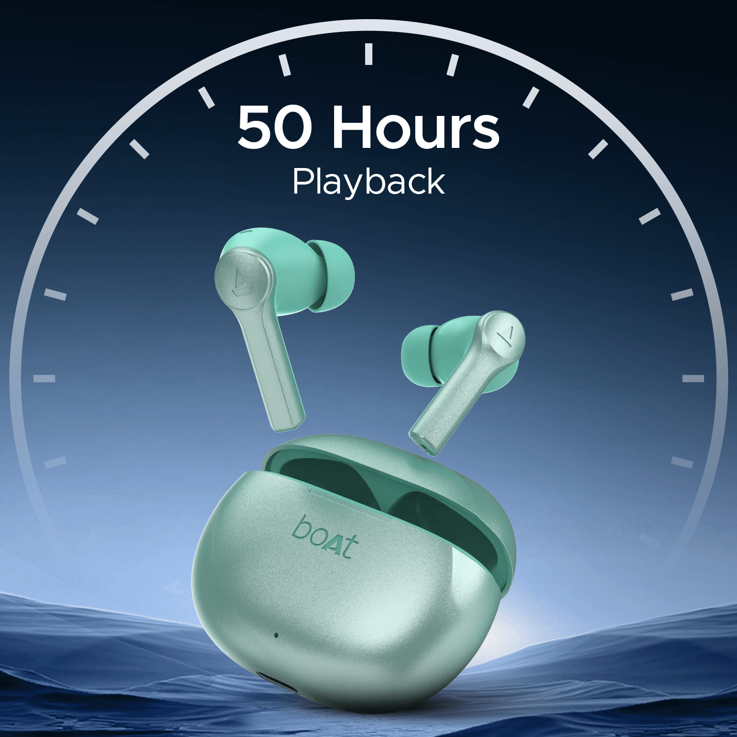 boAt Airdopes Supreme Wireless Earbuds Sage Green