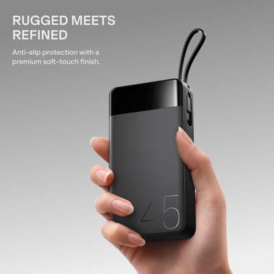 boAt Apex PB445 20000mAh 45W Power Bank Phantom Black