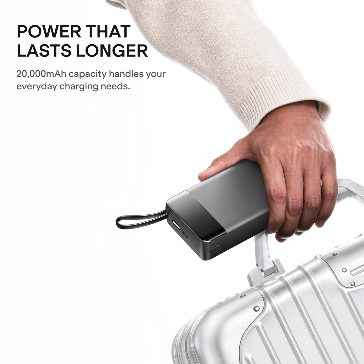 boAt Apex PB445 20000mAh 45W Power Bank Phantom Black