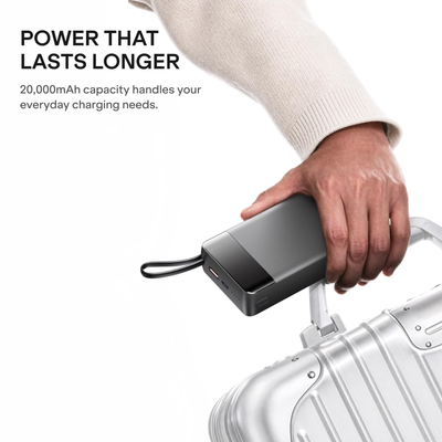boAt Apex PB445 20000mAh 45W Power Bank Phantom Black