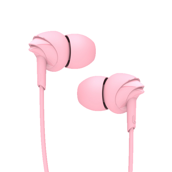 boAt Bassheads 100 Wired Earphones Pink