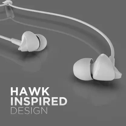 boAt Bassheads 100 Wired Earphones White