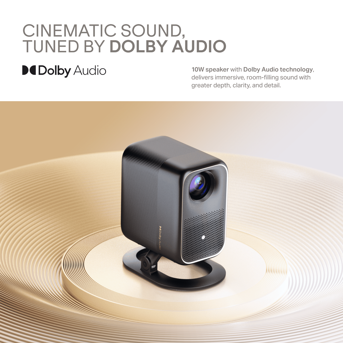 boAt Cinehead F1 Pro Smart Projector Celestial Black