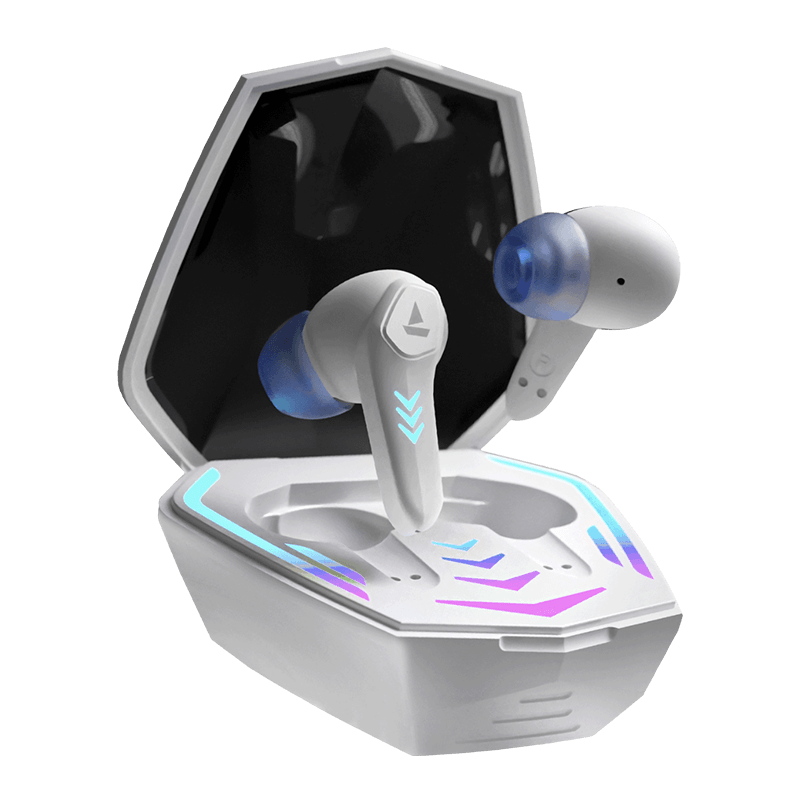 boAt Immortal 131 Wireless Gaming Earbuds White Sabre