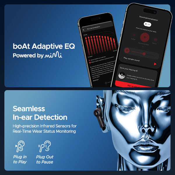 boAt Nirvana Ion ANC Wireless Earbuds Crystal Black