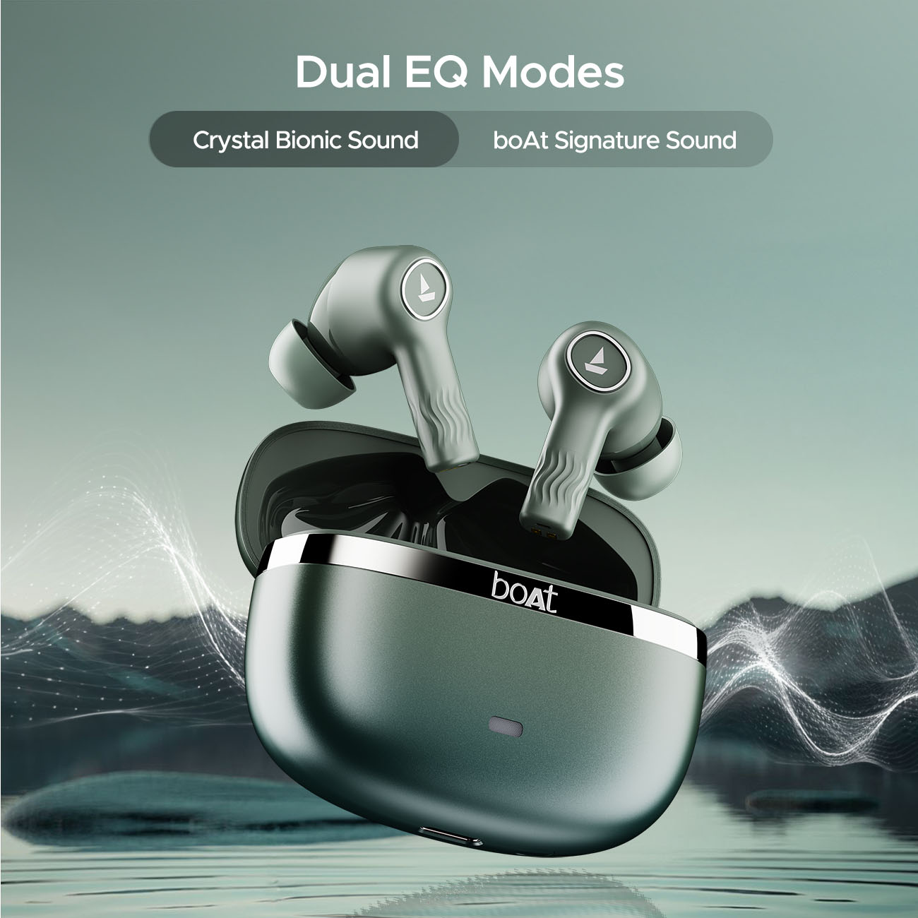 boAt Nirvana Ion ANC Wireless Earbuds Northern Lights