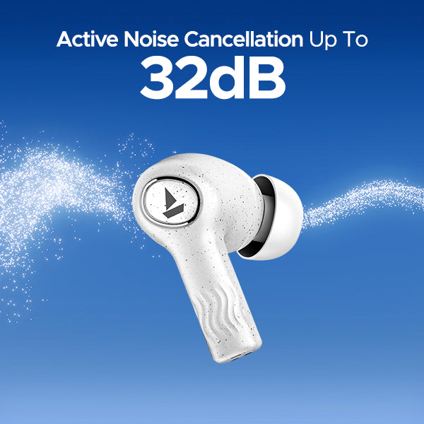 boAt Nirvana Ion ANC Wireless Earbuds Quartz White