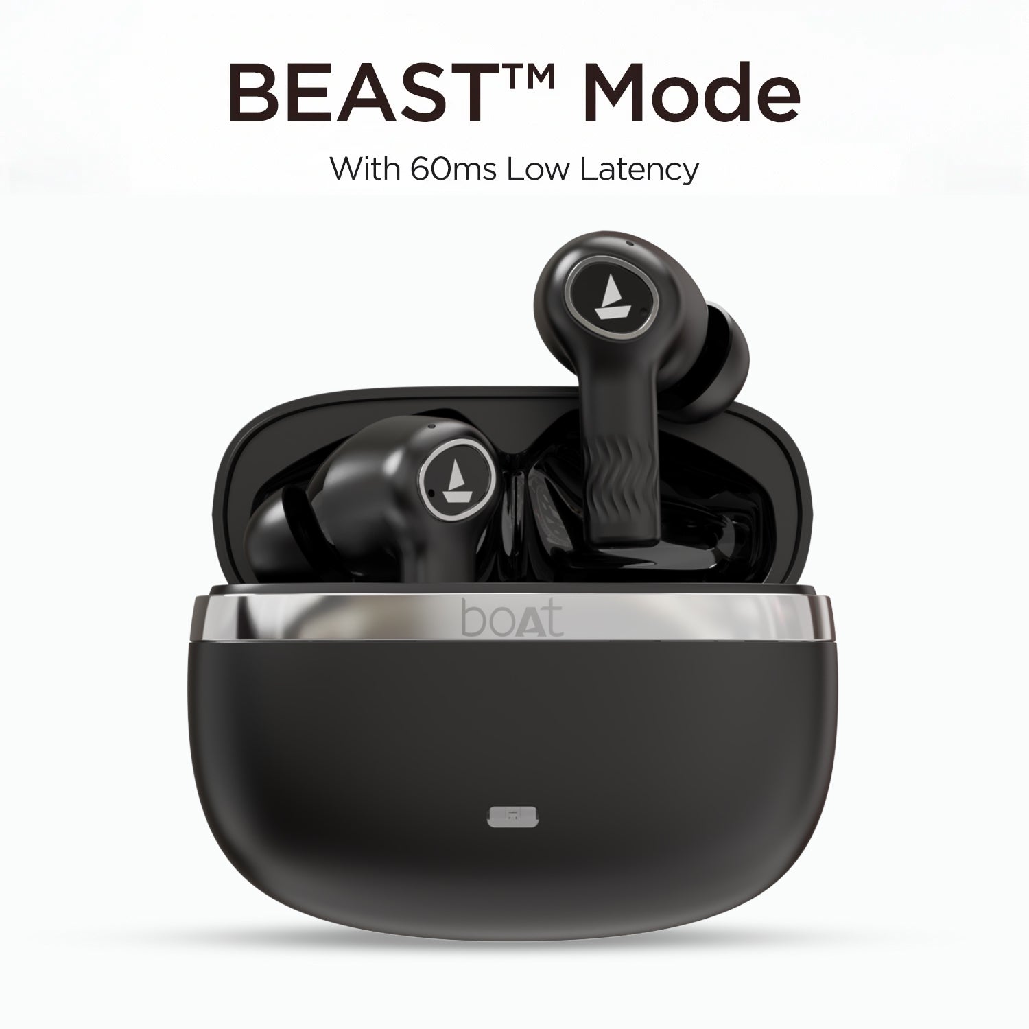 boAt Nirvana Ion Wireless Earbuds Charcoal Black