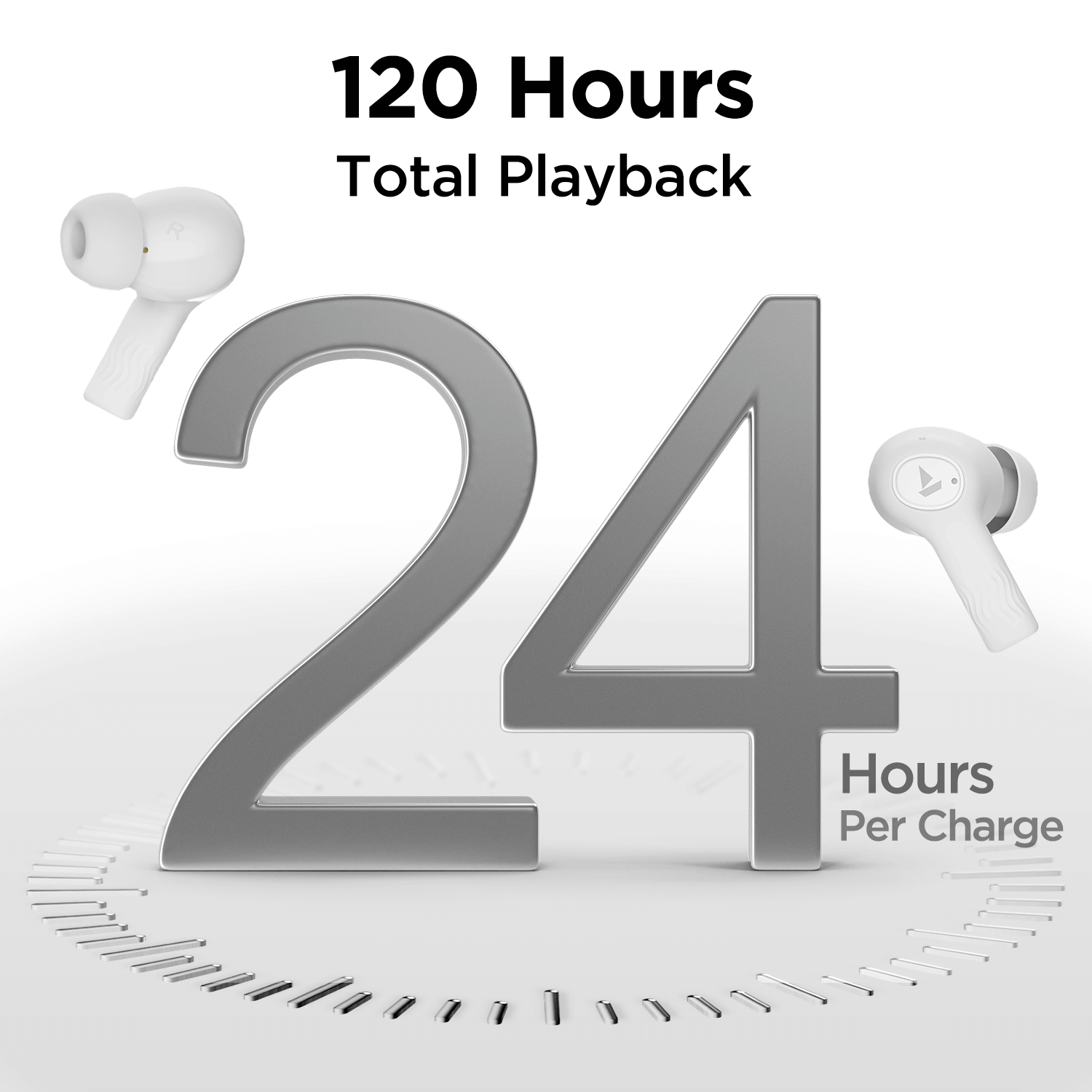 boAt Nirvana Ion Wireless Earbuds Ivory White